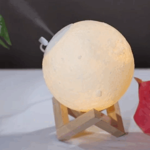 Humidificador Lampara Luna LED